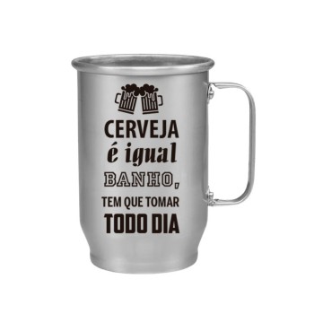 Caneca de Chopp Personalizada Alumínio