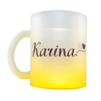 Caneca de Vidro Personalizada