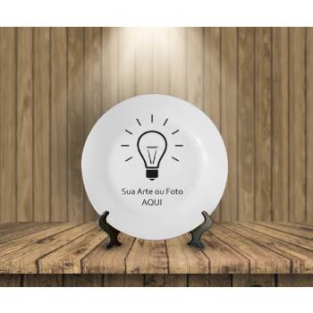 Prato Personalizado na Luz