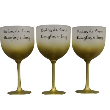 Taça de Gin Personalizada com Frases