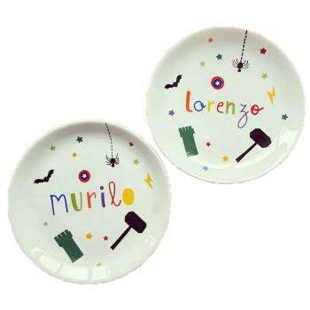 Prato personalizado com nome